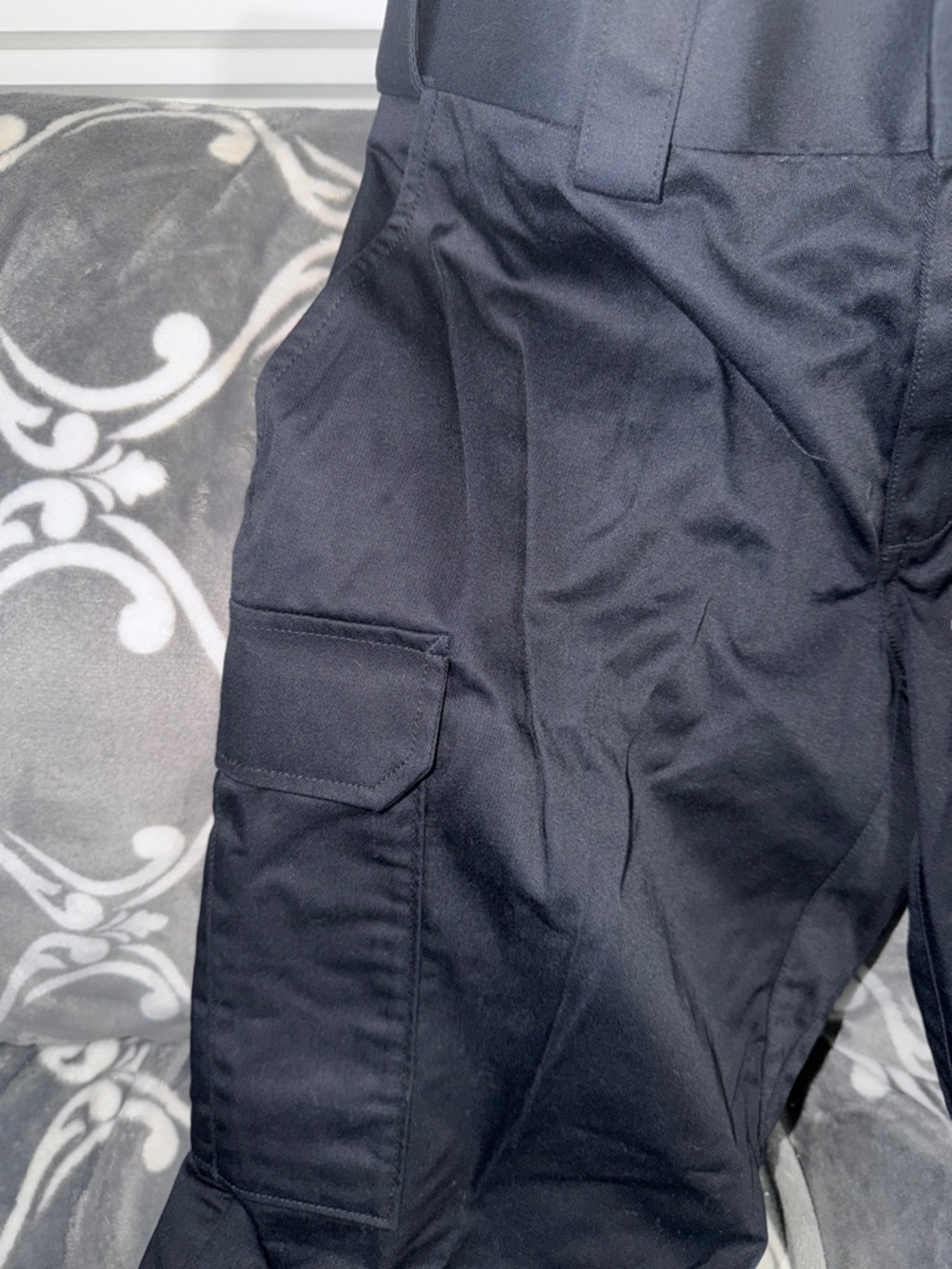5.11 Tactical Navy Cargo Pants - Utility Work Trousers Women’s Sz 12 - Picture 3 of 9
